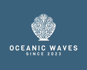 Ocean Coral Shell logo design