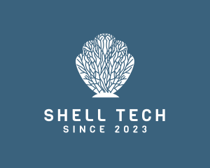 Ocean Coral Shell logo design