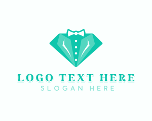 Custom Suit Bow Tie Logo