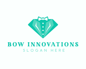 Custom Suit Bow Tie logo