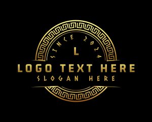 Deluxe Luxury Geometric logo