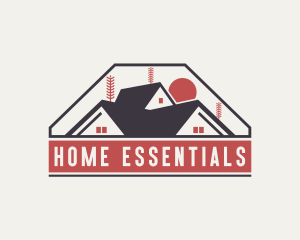 Home Roofing Renovation logo design