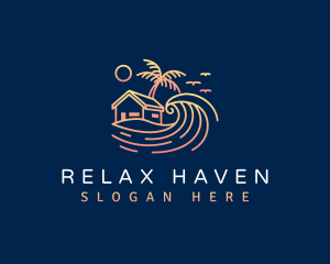 Beach Resort Vacation logo