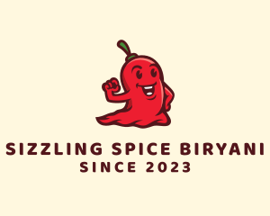 Spicy Chili Ghost logo design