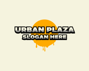 Urban Dripping Paint logo design