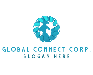 Professional Globe Map logo