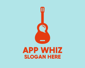 Guitar Music App logo design