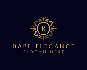 Elegant Floral Ornament logo design