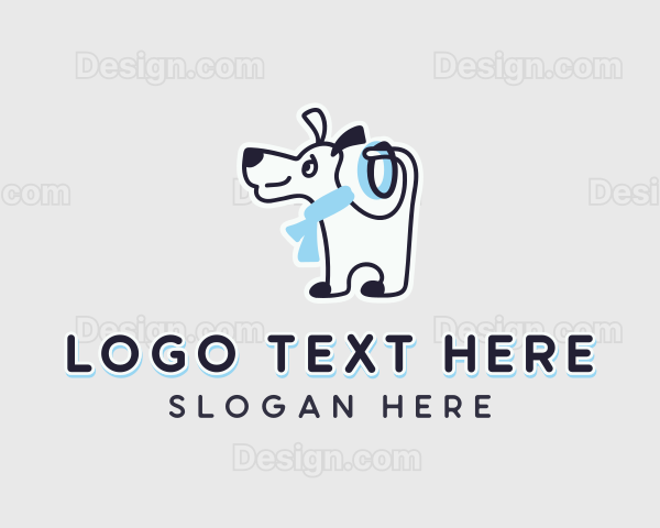 Dog Pet Cartoon Logo