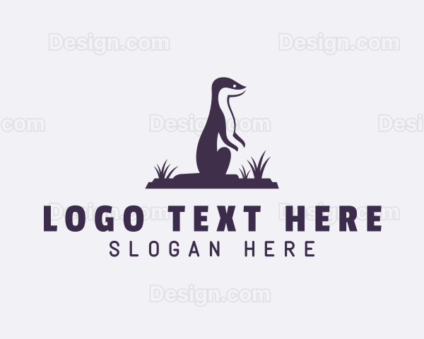 Weasel Zoo Animal Logo