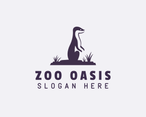 Weasel Zoo Animal logo design