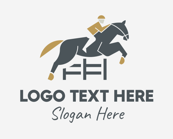 Equestrian logo example 4