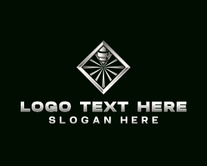 CNC Metal Industrial Cutting Logo