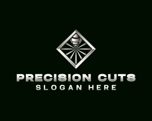 CNC Industrial Cutting logo design