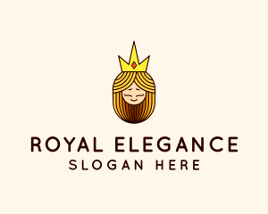 Medieval Queen Head logo design