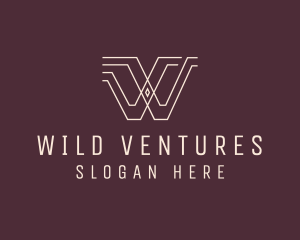 Venture Capital Letter W  logo design