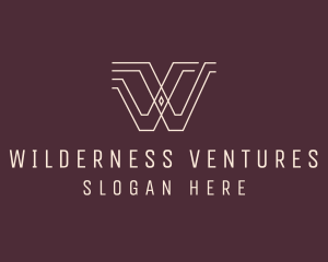 Venture Capital Letter W  logo design