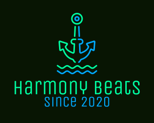 Neon Boat Anchor logo