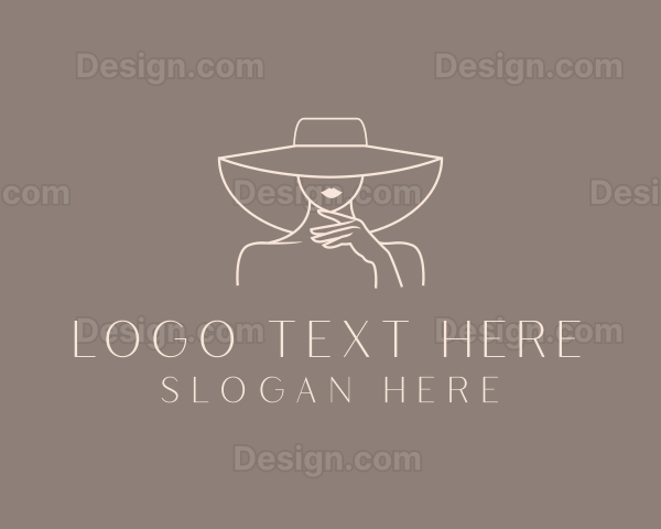 Fashion Lady Hat Logo