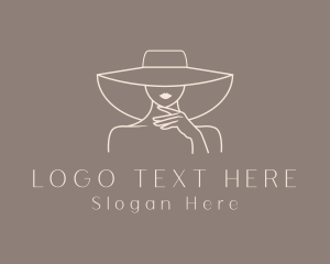 Fashion Lady Hat logo design