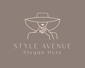 Fashion Lady Hat logo design