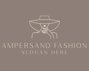 Fashion Lady Hat logo design