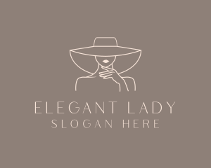 Fashion Lady Hat logo design