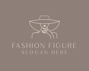 Fashion Lady Hat logo design