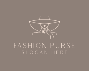 Fashion Lady Hat logo design