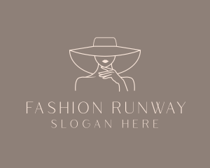 Fashion Lady Hat logo design