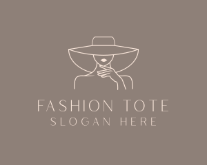 Fashion Lady Hat logo design