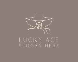 Fashion Lady Hat logo design