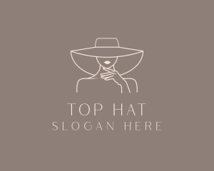 Fashion Lady Hat logo design