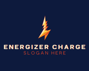 Electric Bolt Lightning Energy logo design