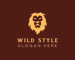 Wild Lion Animal logo design