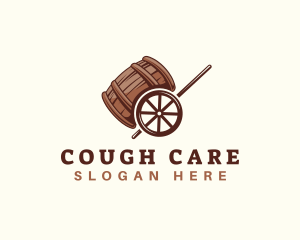 Barrel Beer Liquor Cart logo design