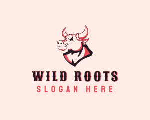 Wild Bull Steakhouse logo design