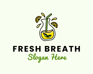 Natural Lemon Juice logo design