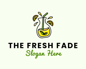 Natural Lemon Juice logo design