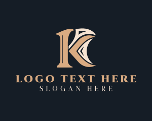 Jewelry Boutique Letter K logo