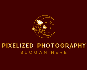 Moon Flower Boutique logo design