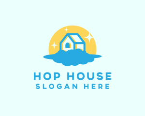 Sunny Cloud House logo design