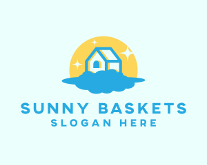 Sunny Cloud House logo design