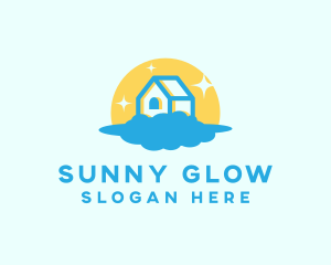 Sunny Cloud House logo design