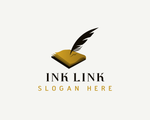 Feather Quill Writing logo design