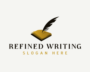 Feather Quill Writing logo design