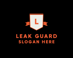 Security Guard Ribbon logo design