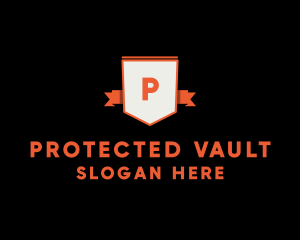 Guard Ribbon Shield logo design