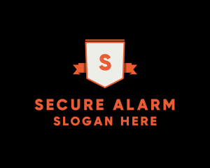 Security Guard Ribbon logo design