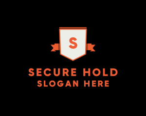 Security Guard Ribbon logo design